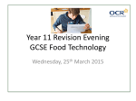 Year 11 Revision Evening