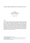 Human Capital, Industrial Growth and Resource Curse by Elena