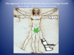 Management of Distal Extremity Injuries