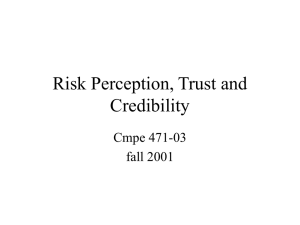 cultural theory of risk