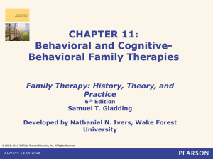The History of Family Therapy