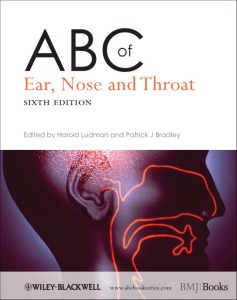 ABC of Ear, Nose, and Throat