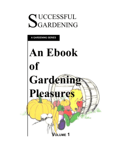An Ebook of Gardening Pleasures