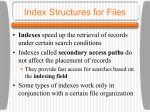 Index Structures for Files