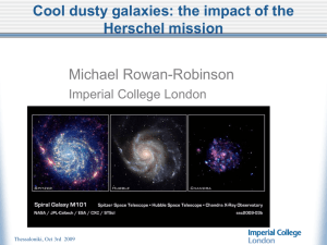 IRAS - the infrared - Imperial College London Astrophysics