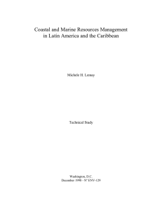 Coastal and Marine Resources Management in Latin America and t