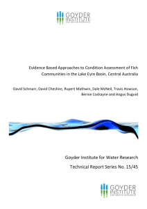 Goyder Institute for Water Research Technical Report Series No. 15/45