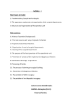 MODUL 1 Main topics of modul: 1. Fundamentals of aseptic and