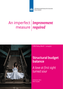 Structural budget balance: a love at first sight turned sour