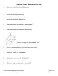 Midterm Review Worksheet-Unit ONE