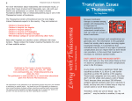 Transfusion Issues in Thalassemia