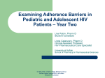 Examining Adherence Barriers in Pediatric HIV/AIDS Patients