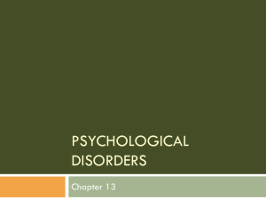 2. Misconceptions about Psychological Disorders