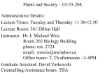 Plants and Society - University of Windsor