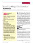 Evaluation and Management of Adult Chronic