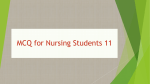 MCQs for Nursing students 11