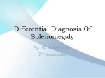 Differential Diagnosis Of Splenomegaly