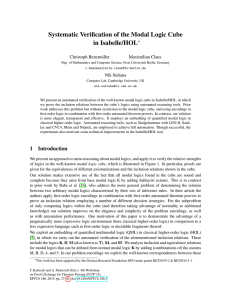 Systematic Verification of the Modal Logic Cube in Isabelle
