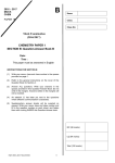 Mock Examination (2016/2017) CHEMISTRY PAPER 1 SECTION B