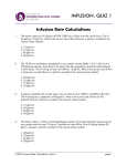 infusion: quiz 1 - Study with CLPNA