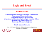 Logic and Proof - Collaboratory for Advanced Computing and