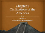 Section 1 PowerPoint "Civilizations of Mesoamerica"