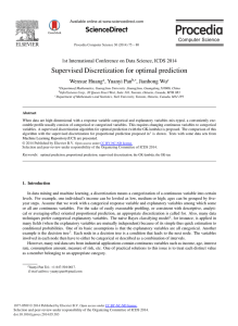 Supervised Discretization for Optimal Prediction