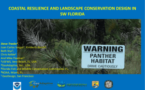 coastal resilience and landscape conservation design in sw florida