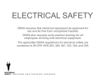Recognize electrical hazards that require work practices addressed
