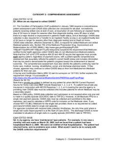 category 11 - comprehensive assessment