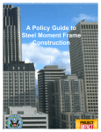 A Policy Guide to Steel Moment Frame