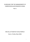 Guidelines for the management of Cardiovascular Diseases in India
