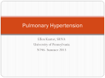 Pulmonary Hypertension - Ellen Kantor, SRNA, BSN, RN