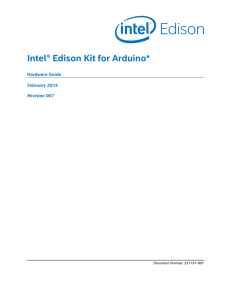 Intel® Edison Kit for Arduino* Hardware Guide