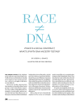 Race Does Not Equal DNA