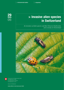 Invasive alien species in Switzerland