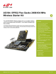 UG184: EFR32 Flex Gecko 2400/434 MHz Wireless
