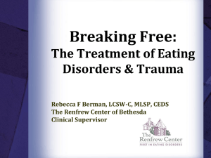 Understanding Eating Disorders and Trauma handout