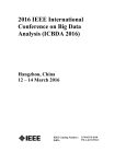2016 IEEE International Conference on Big Data