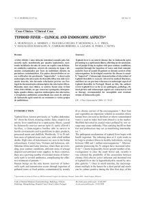 TYPHOID FEVER – CLINICAL AND ENDOSCOPIC ASPECTS*