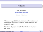 Probability - Math and Physics News