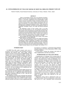 PETROGRAPHY OF VOLCANIC ROCKS
