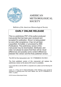 PDF - AMS Journals - American Meteorological Society