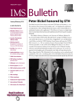 IMS Bulletin 44(1) - Institute of Mathematical Statistics