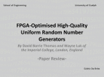 FPGA-Optimised High-Quality Uniform Random Number Generators