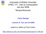 Methods and Parameters - UBC Computer Science