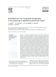 Multidetector-row computed tomography in the