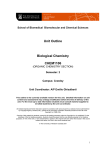 School of Biomedical Biomolecular and Chemical Sciences