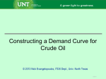 Using a Demand Curve - College of Business « UNT