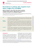 Dronedarone in patients with congestive heart failure - MS